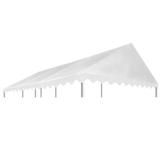 Greatstore Streha za paviljon PVC 500 g/m2 3x6 m bela | mimovrste=)