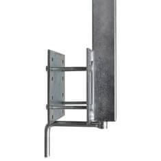 Vidaxl Dvokolesna opora za premec za prikolico 2 kosa 59 - 84 cm