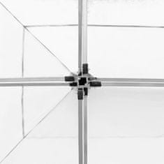 Vidaxl Profesionalni šotor za zabave aluminij 6x3 m bel