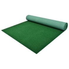 Vidaxl Umetna trava s čepi PP 10x1 m zelena