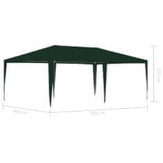 Greatstore Profesionalen vrtni šotor 4x6 m zelen 90 g/m2