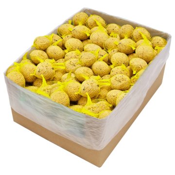 Vidaxl Lojne pogače za ptice z mrežico 200 kosov 90 g