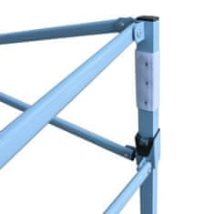 Vidaxl Zložljiv šotor s 3 stenami 3x4,5 m modre barve