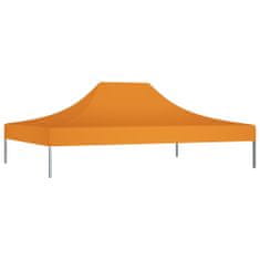 Greatstore Streha za vrtni šotor 4x3 m oranžna 270 g/m2