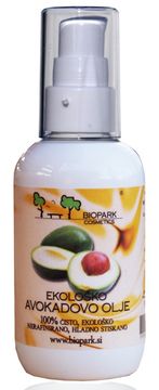 Biopark Cosmetics Ekološko avokadovo olje, 100 ml