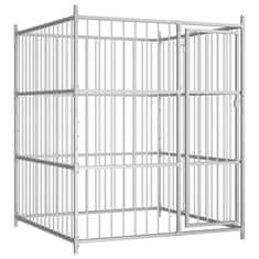 Vidaxl Zunanji pasji boks 150x150x185 cm