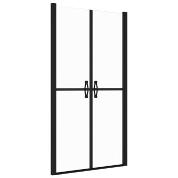 Vidaxl Vrata za tuš mlečna ESG (98-101)x190 cm