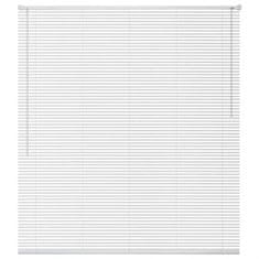 Vidaxl Žaluzije za Okna Aluminij 140x160 cm Bele Barve
