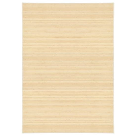 Vidaxl Preproga iz bambusa 120x180 cm naravne barve