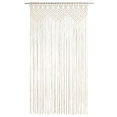 Vidaxl Zavesa makrame 140x240 cm bombaž