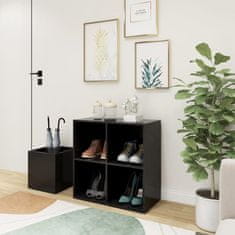 Vidaxl Omara za čevlje siva 105x35,5x70 cm iverna plošča