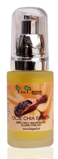 Biopark Cosmetics Ekološko olje chia semen, 30 ml
