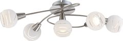Globo LED Stropna svetilka ELLIOTT matiran nikelj, Globo 54341-5