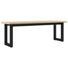 Vidaxl Klop 135x40x45 cm borovina