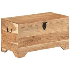 Greatstore Skrinja za shranjevanje trden akacijev les
