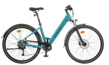 Econic One Comfort električno kolo, modro, L