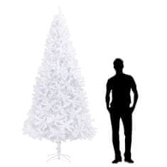 Vidaxl Umetna novoletna jelka 300 cm bela