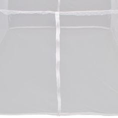 Vidaxl Šotor za kampiranje 200x150x145 cm steklena vlakna bel