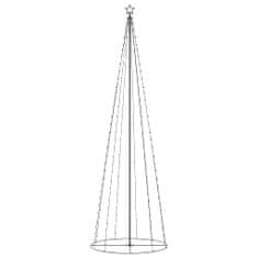 Vidaxl Novoletna jelka stožec 330 belih LED lučk 100x300 cm
