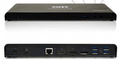 Port Designs priklopna postaja, USB-C, 3x 4K (901904-EU)