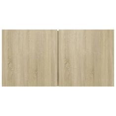 Vidaxl Viseča TV omarica 2 kosa sonoma hrast 60x30x30 cm