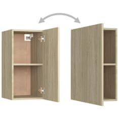 Vidaxl TV omarica 2 kosa sonoma hrast 30,5x30x60 cm iverna plošča