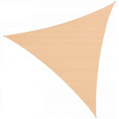 Severno HEL trikotnik senčnik jadro bež barve 3,6x3,6x3. 6m