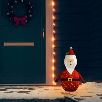 Vidaxl vidaXL Dekorativni Božiček z LED diodo, luksuzno blago, 60 cm
