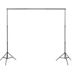Vidaxl Foto studijski komplet s softboxi, ozadjem in odbojnikom
