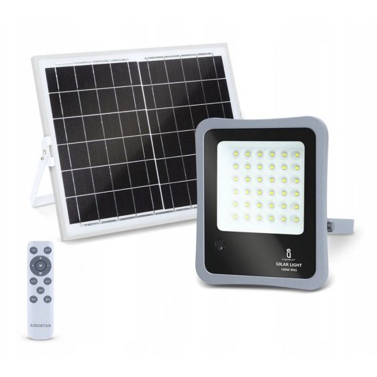 Aigostar LED reflektor 30W 6500K 400lm z monokristalnim solarnim panelom