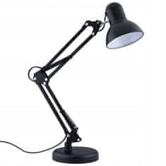 master LED Namizna svetilka s prilagodljivim vratom in stojalom črna