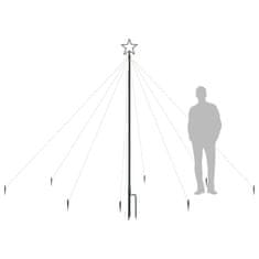 shumee Novoletna jelka iz LED lučk notranje/zunanja 400 LED 2,5 m