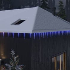 Vidaxl Novoletne lučke ledene sveče 40 kosov modre iz akrila