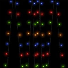 Vidaxl Solarne svetlobne verige 2 kosa 2x200 LED lučk večbarvne