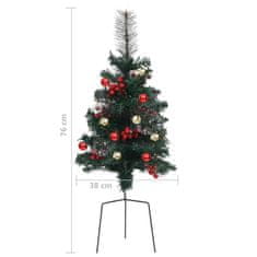 shumee Umetna novoletna jelka 2 kosa 76 cm PVC