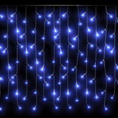 shumee LED zavesa ledene sveče 10 m 400 modrih LED lučk