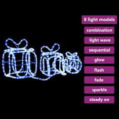 shumee Božična dekoracija darila s 180 LED lučkami notranje / zunanja