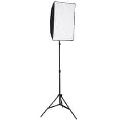Vidaxl Foto studijski komplet s softboxi, ozadjem in odbojnikom