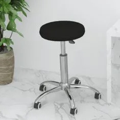 shumee Vrtljiv pisarniški stol črno umetno usnje
