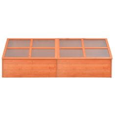 Vidaxl Rastlinjak iz lesa 180x57x62 cm