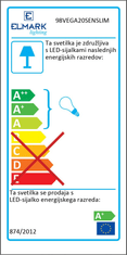 ELMARK LED reflektor s senzorjem 20W IP65 5500K