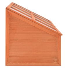Vidaxl Rastlinjak iz lesa 180x57x62 cm