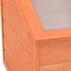 Vidaxl Rastlinjak iz lesa 180x57x62 cm