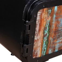 shumee TV omarica iz predelanega lesa 120x30x45 cm
