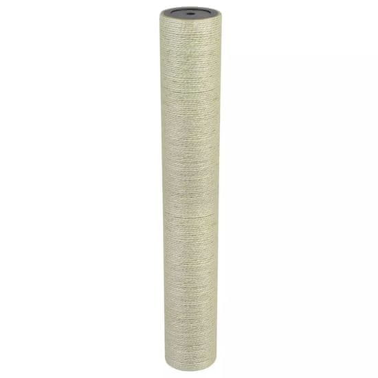 shumee vidaXL Mačji praskalnik 8x55 cm 8 mm bež