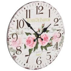 shumee Starinska stenska ura rože 30 cm