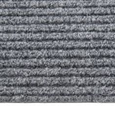 Vidaxl Tepih tekač 100x300 cm siv
