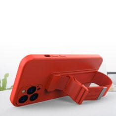 HURTEL Rope Case gel ovitek z vrvico za Samsung Galaxy A22 4G, temno zelen