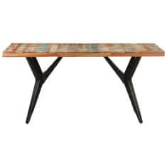 Vidaxl Jedilna miza 160x80x76 cm trden predelan les