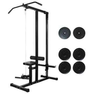 Vidaxl Vadbena naprava z utežmi 40 kg
